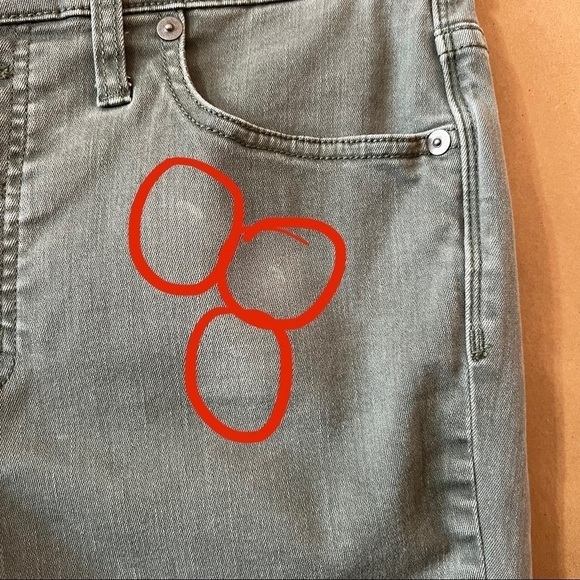 Madewell | 9" High Rise Skinny Jeans: Garment-Dyed Button-Front Edition Size 28 - Picture 5 of 16
